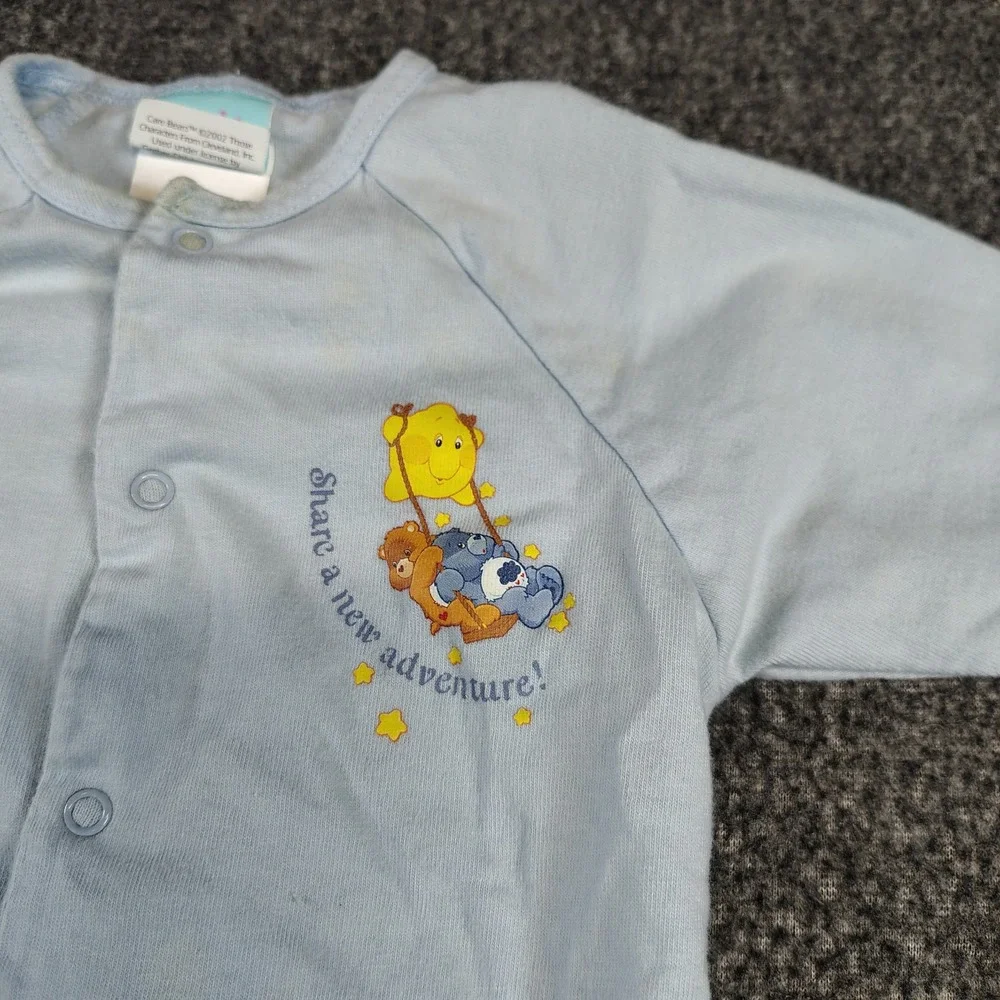 Vtg Care bears one piece 0/3 months